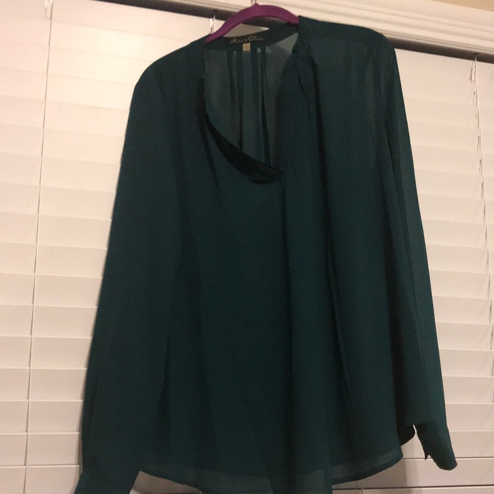 Rose & Olive Blouse Size L